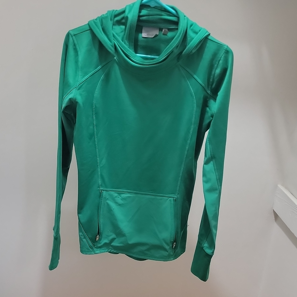 Athleta Vibrant Green Pullover